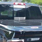 2pc Stainless Rear Hatch Window Trim Set for 2014–2018 Chevy Silverado