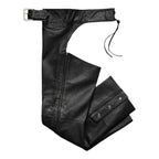 2X Adjustable Leather Chaps for Harley Stock II (98025-18VM)