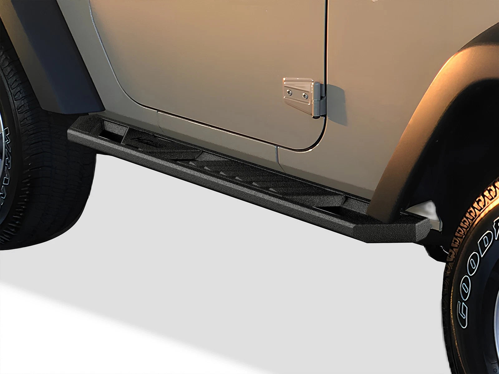 Off-road Boards for Jeep Wrangler JK (2007-2018) - Black Steel