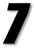 3X Number Plate Decal for One Industries Supercross Racing (7")
