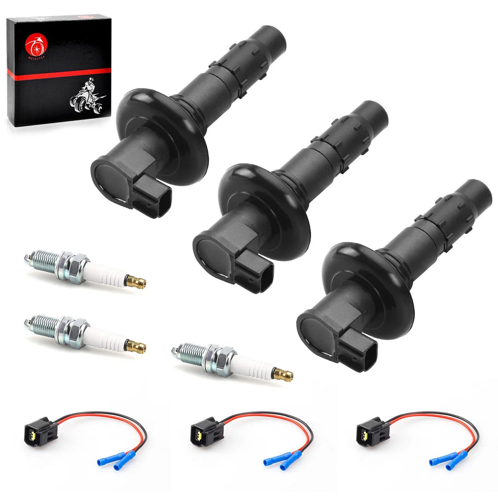 Ignition Coil & Spark Plug for SeaDoo RXT RXP GTX GTR GTI WAKE GTS (2000–2015)