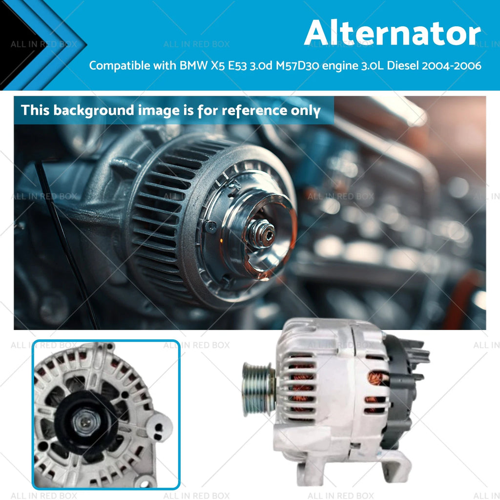 Alternator 150A for BMW X5 E53 3.0d M57D30 (2004–2006)