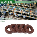 Set of 5 Oil Seal Rotary Shaft Seal FKM Rubber 19x35x8mm