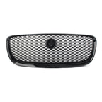 Gloss Black Front Upper Mesh Grille for Jaguar F-PACE (2016–2019)