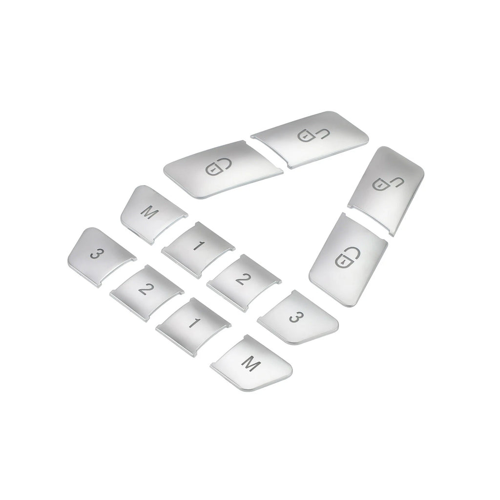 Inner Door Lock Switch Button Cover Trims for Mercedes-Benz E-Class W212 (2010-2015)