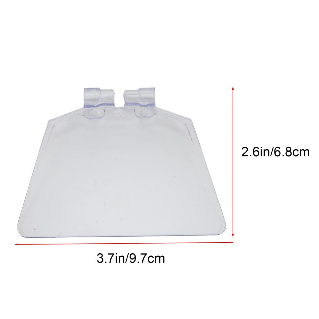 2X Replacement Transparent Eye Shields for Safety Standards