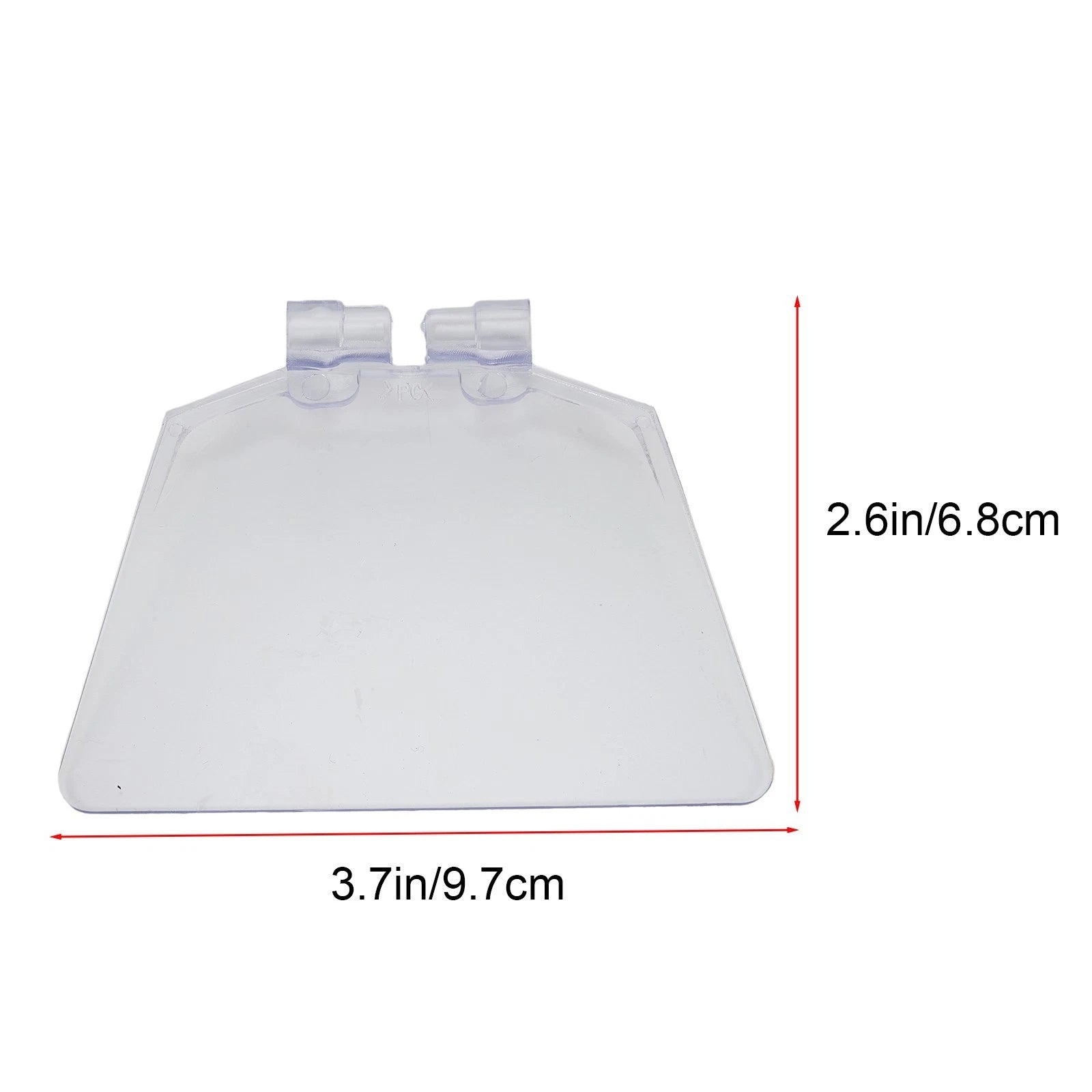 2X Replacement Transparent Eye Shields for Safety Standards