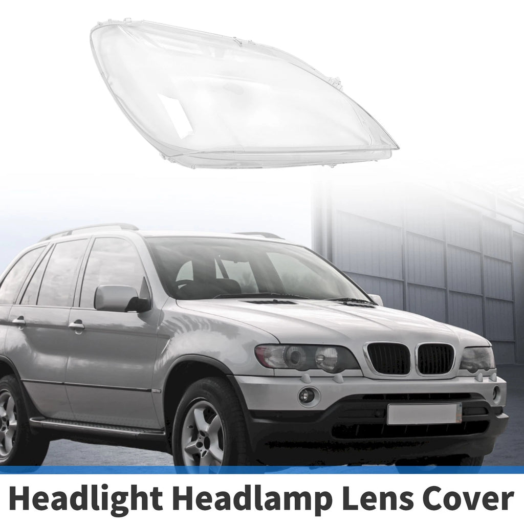 1 Pc Headlight Lens Cover for BMW 6 Series M6 (2010–2015) PC Clear