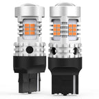 Set of 2 AUX Amber LED Front Turn Signal Light Bulbs for Various Models (YYYY–YYYY)