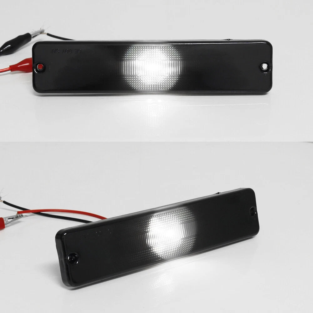 Smoked Lens LED Front Side Marker Lights for Jeep Wrangler (1987–1995)