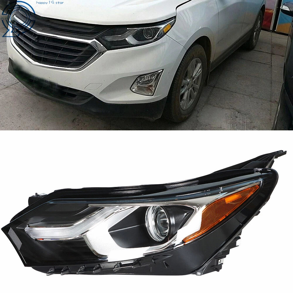 LED DRL Halogen Headlight Left Side for Chevrolet Equinox (2018–2019)