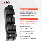 Power Window Switch for Chevrolet GMC Cadillac (2000–2007) 20835553
