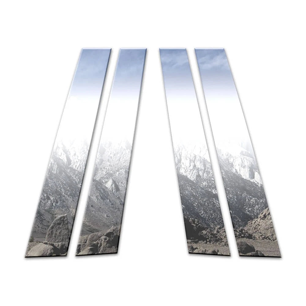 Chrome Pillar Post Covers 4Pc Replacement for Nissan Maxima (2009–2015)