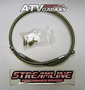 Streamline Rear Brake Line for Suzuki LT500 LT 500R (1987–1989) Steel Braided