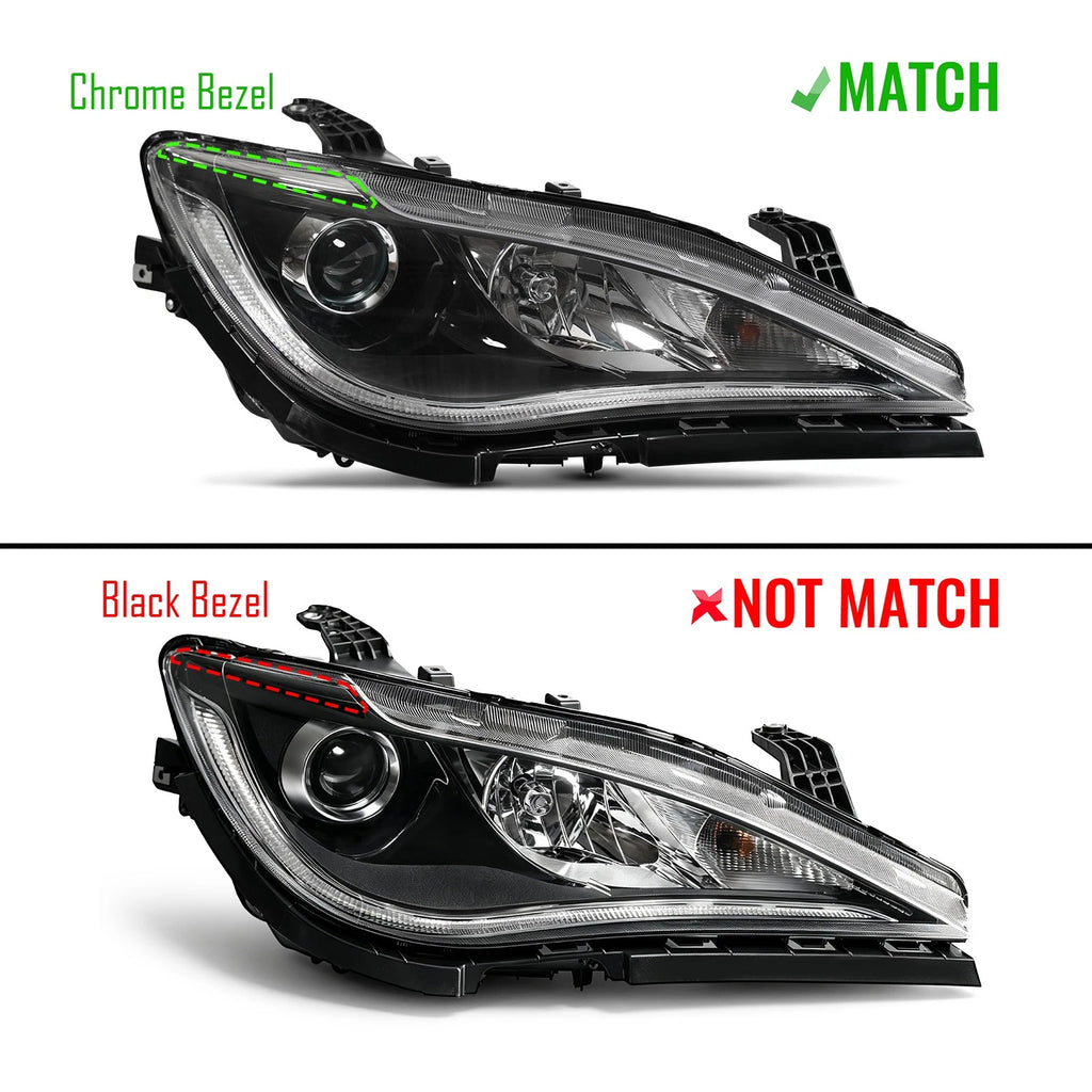 HID Headlight w/LED DRL for Chrysler Pacifica (2017–2020) Right