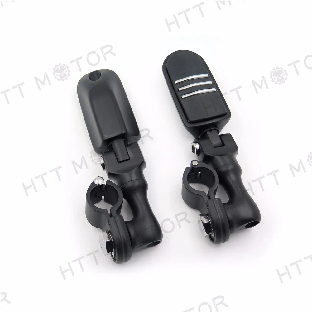 HTTMT Adjustable Foot Peg for Triumph Rocket (1" 25mm) Black