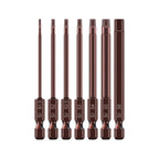 7 Piece Hex Screwdriver Bits Set 65mm Length