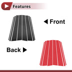 8 Pcs Car Door Pillar Window Trim for Toyota Prado (2010–2023) Carbon Fiber