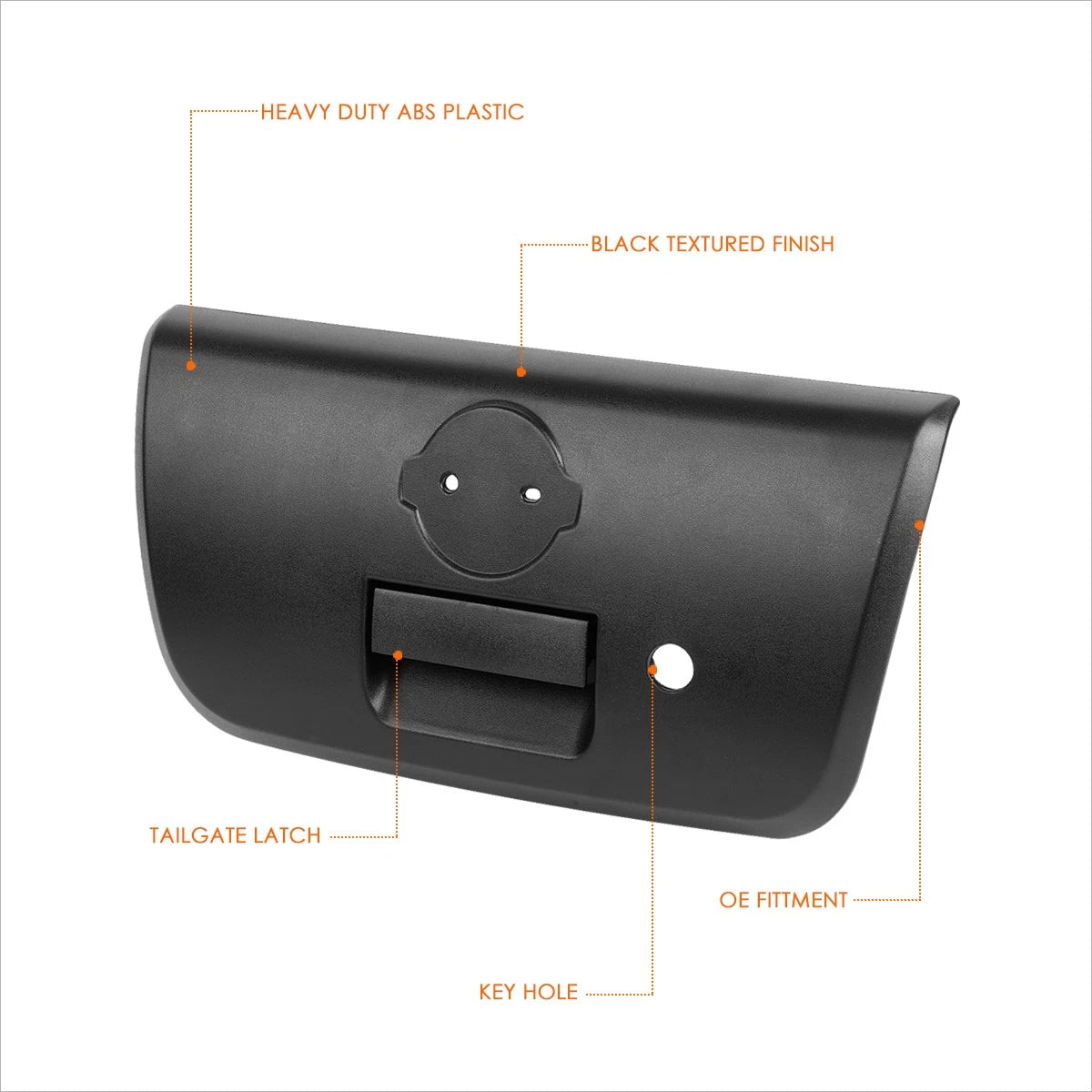Tail Liftgate Handle w/Key Hole for Nissan Frontier (2001–2004)