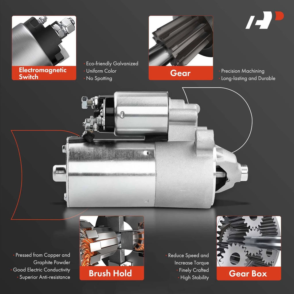 Starter Motor for Ford Freestyle, Five Hundred, Mercury Montego (2005-2007)