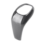 Gear Shift Knob Cover Trim for BMW X1 F48 2016-2017 Black Carbon Fiber