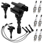 Ignition Coil Pack & Iridium Spark Plugs for Kia Sorento (2003–2006)