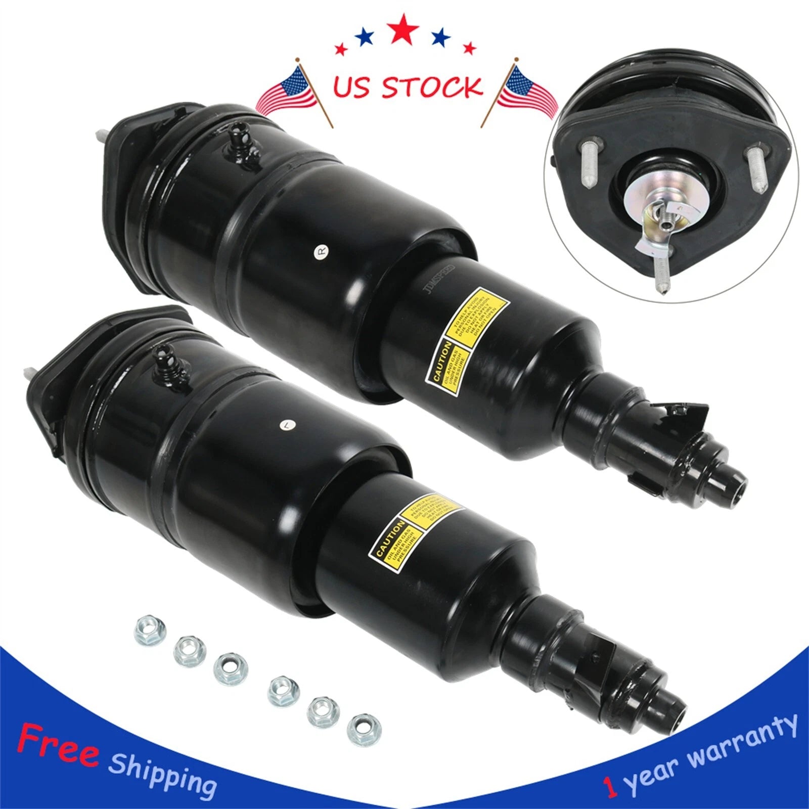 Pair Air Suspension Shock Struts for Lexus LS600 LS460 (2008–2016)