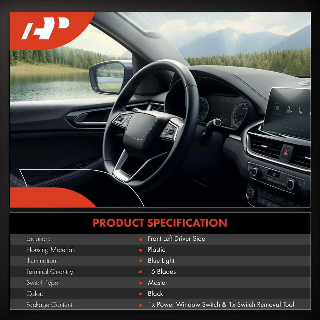Front Left Power Window Switch for Kia Optima (2011-2013)