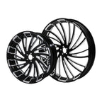 23'' Front & 18'' Rear Wheel Hub Pulley for Harley Electra Glide (2009–Present)