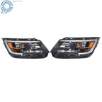 Pair of LED Headlights for Ford Explorer Sport (2016–2018) Black