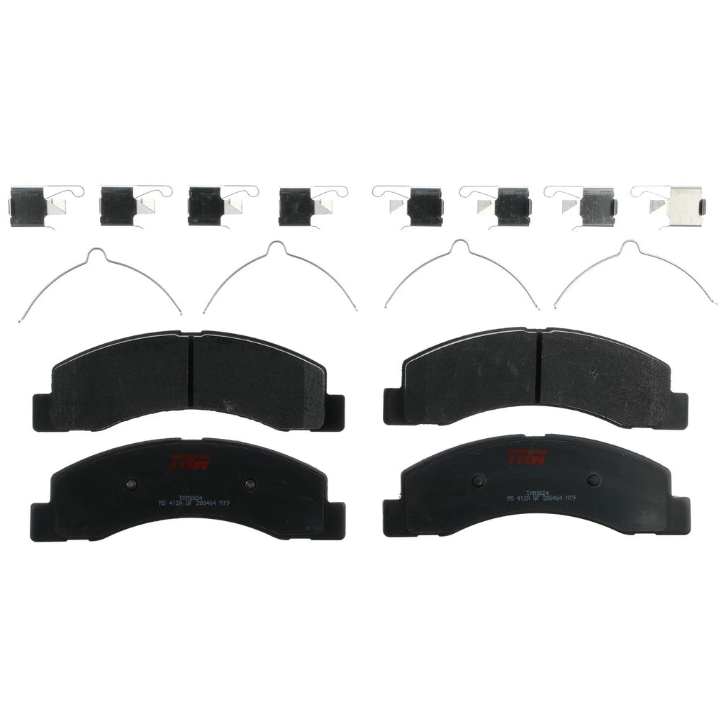 Set of 4 Disc Brake Pads for Ford F-250 Super Duty (1999–2004)