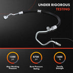 2X Power Steering Pressure & Return Line Hose for Chevrolet Cavalier (1995-2005)