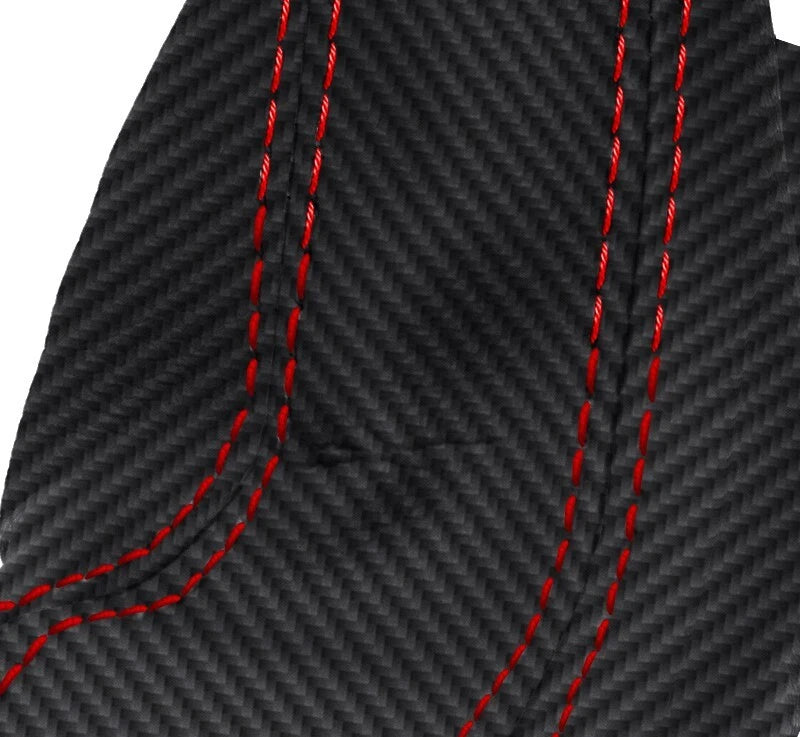 E Brake Boot for Lexus IS300 (2001–2005) PVC Carbon Fiber Red Stitch