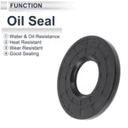 Set of 5 Oil Seal Rotary Shaft Seal Nitrile Rubber 40x90x8mm