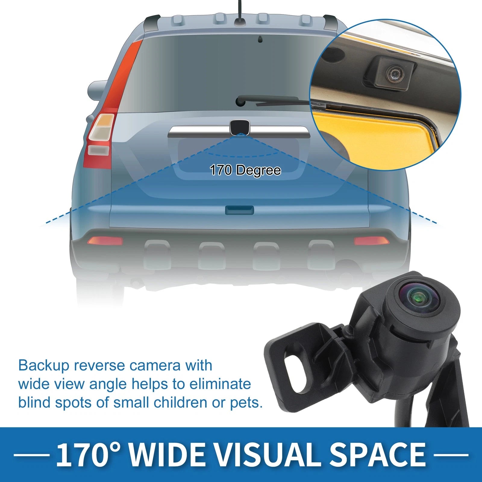 Rear View Park Assist Backup Camera for Ford F-250 F-350 F-450 (2008–2012)