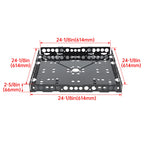 Bumper Mount Generator & Cargo Carrier Tray Kit for RV