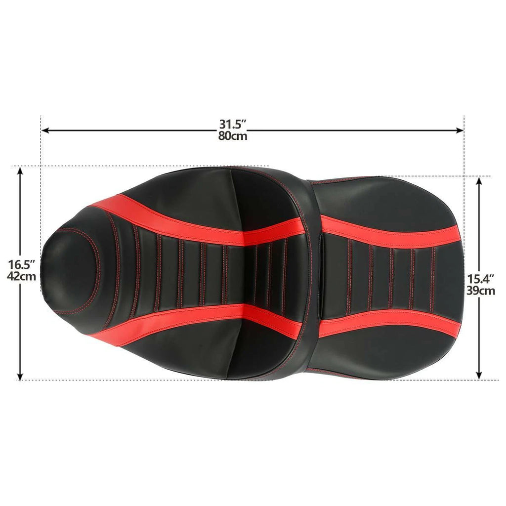 Rider Driver Passenger Seat for Harley Touring Road Glide (2009–2023)