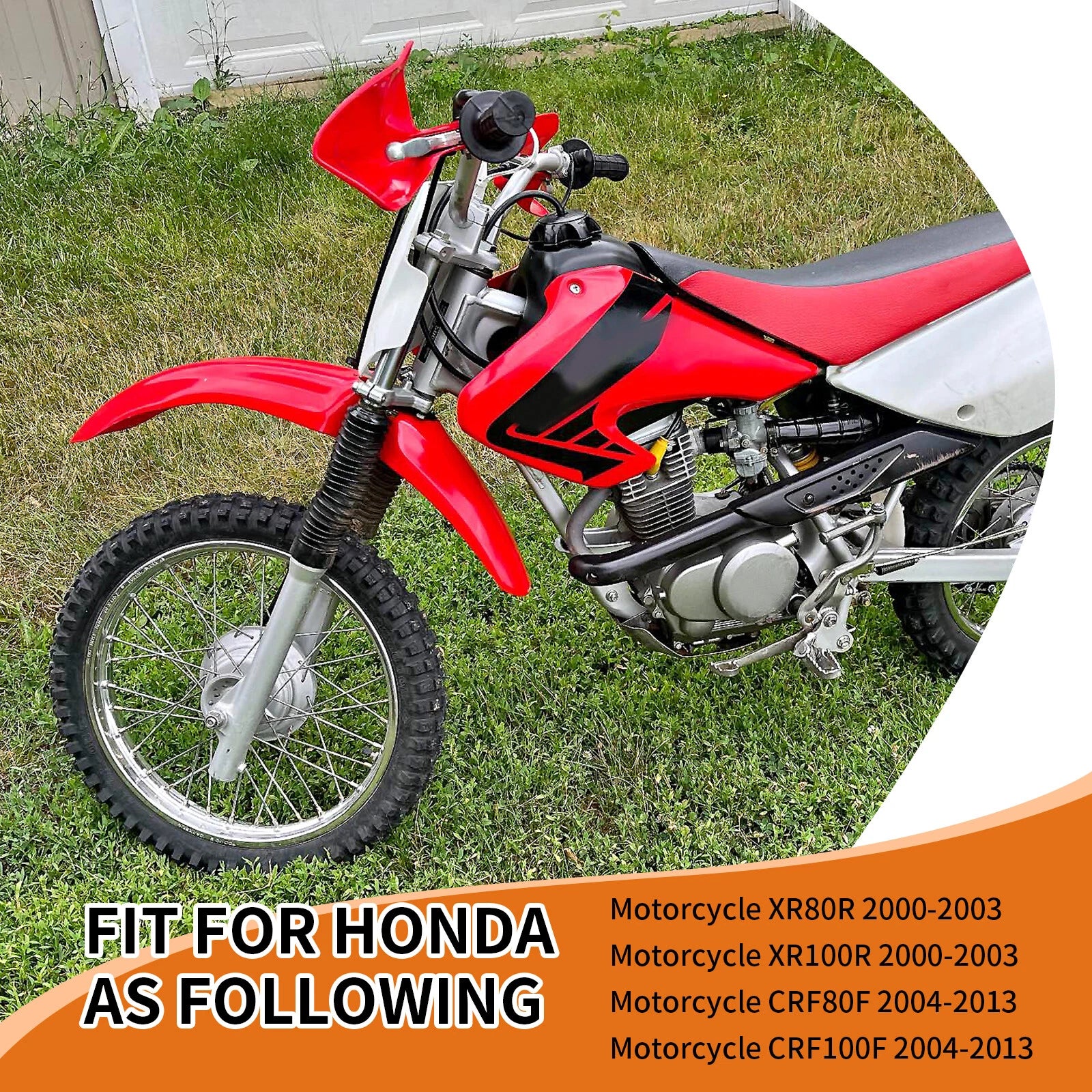Rear Mud Flap Splash Guard for Honda XR80R XR100R (2000–2003)
