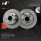 Rear Disc Brake Rotors & Ceramic Pads for BMW X5 (2014–2018)