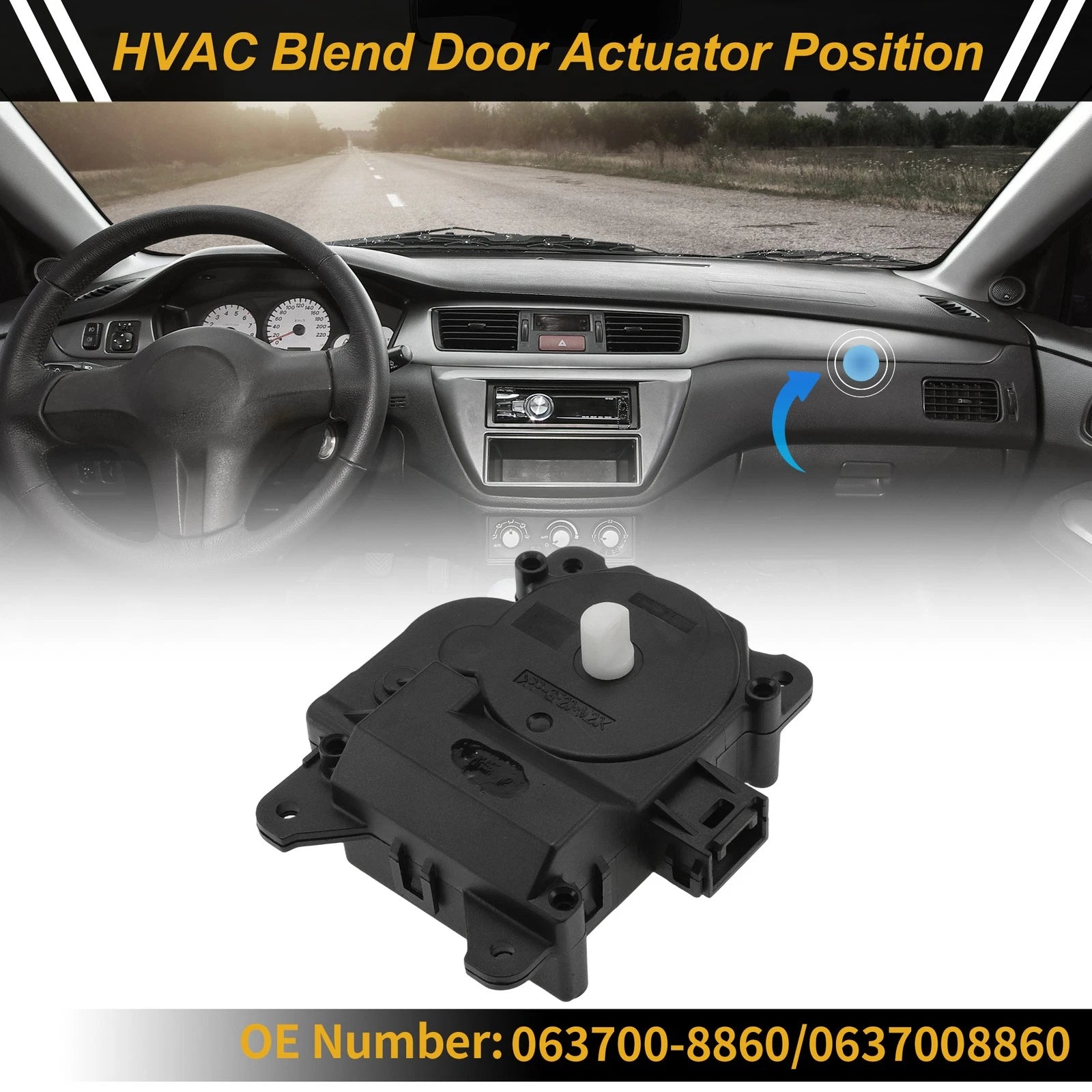 HVAC Heater Blend Door Actuator for Toyota 4Runner (No. 063700-8860)