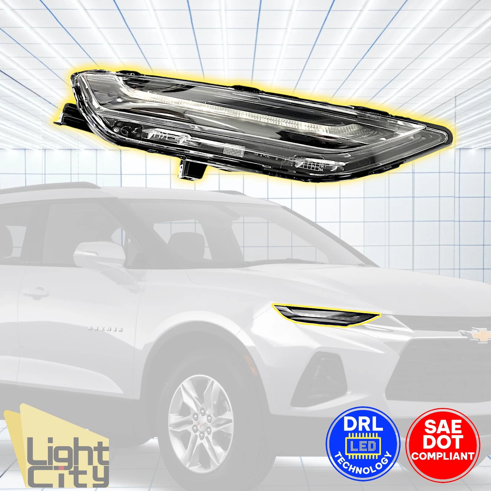 LED Driving Lamp for Chevrolet Blazer (2019–2022) Upper Passenger Side