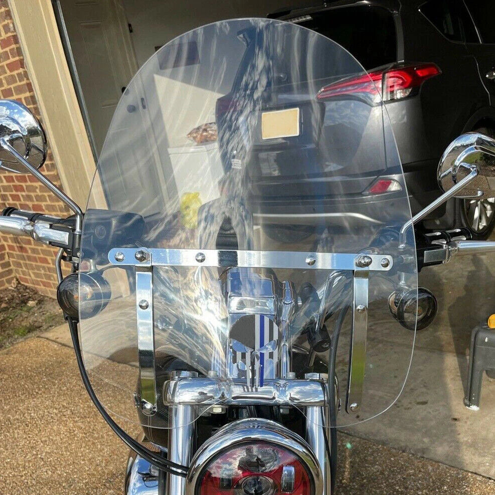 Large Clear Windshield for Honda Magna Shadow Spirit Sabre 600 750 1100 (1990–2003)