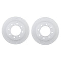 Set of 2 Bosch QuietCast Rear Disc Brake Rotors for Dodge Ram 1500 2500 3500 (2002–2023)