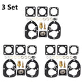 3X Carburetor Repair Kit for Volvo Penta Inboard Marine AQ BB (856471, 856472)
