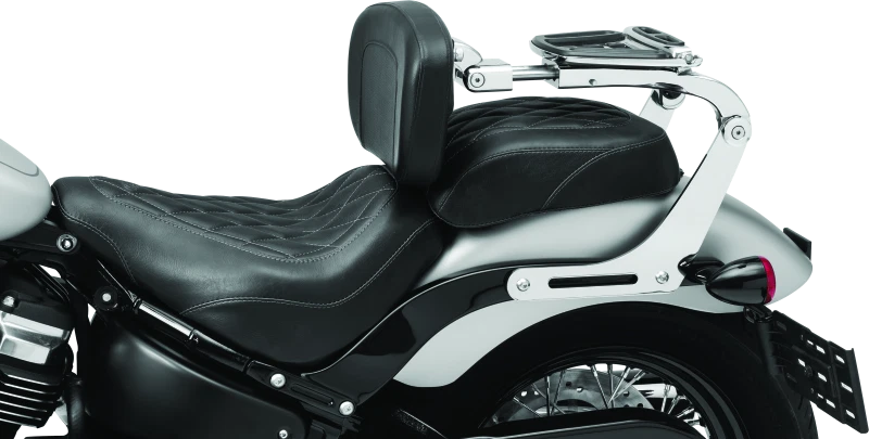 Kuryakyn Fixed Mounts Multi-Purpose Backrest & Luggage Rack for Harley (2018–2019)