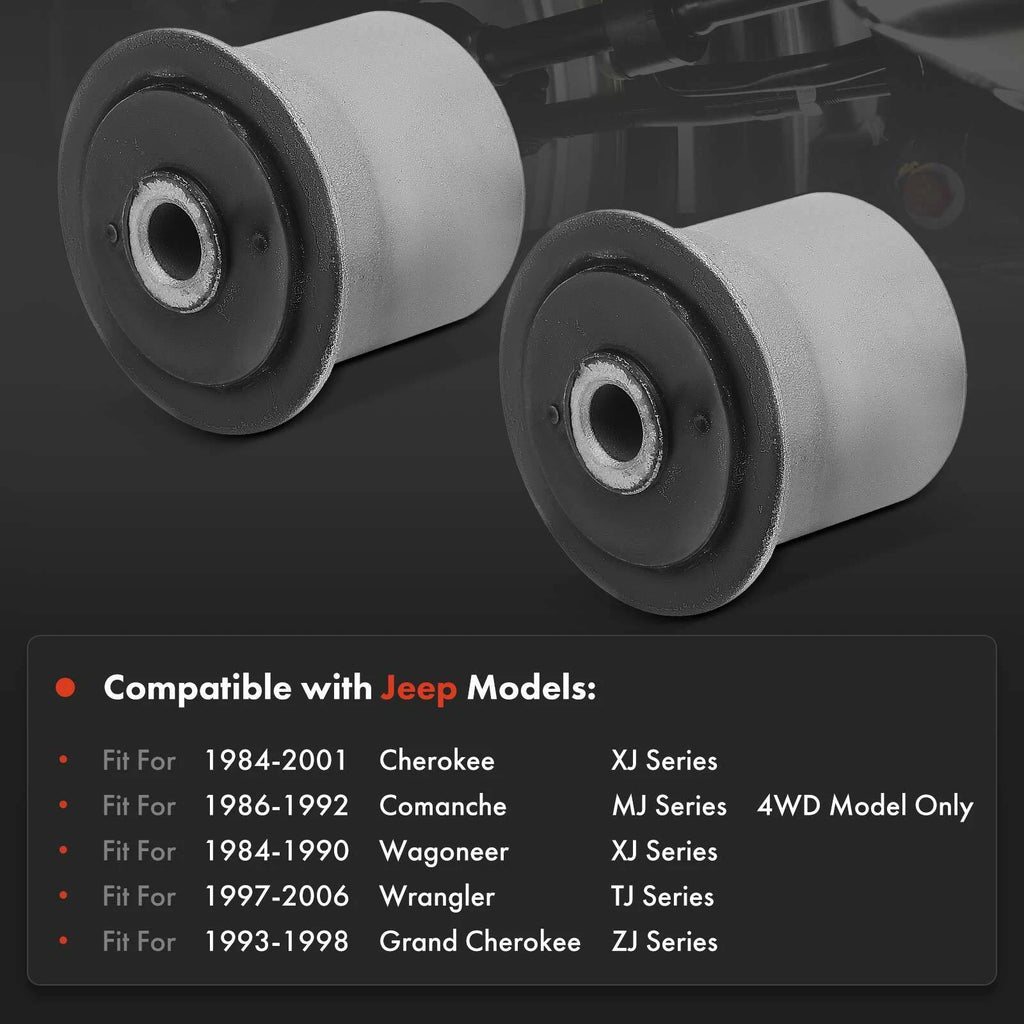 2X Upper Control Arm Bushings for Jeep ZJ Grand Cherokee (1993–1998)