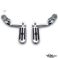 5" Groove Skull Highway FootPeg Footrest for Harley Sportster XL (1.25")