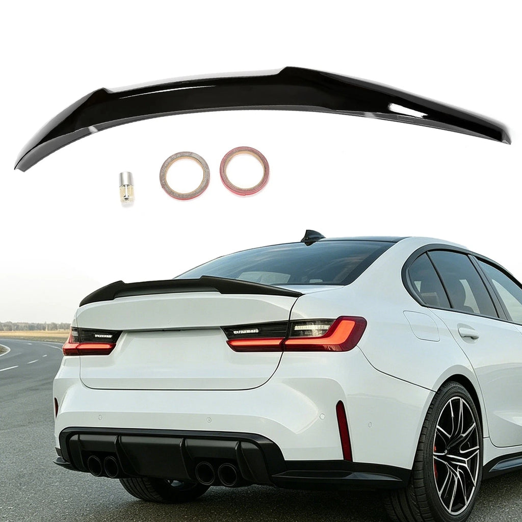M4 Style Rear Trunk Spoiler for BMW G20 330i M340i G80 M3 (2019–2025)
