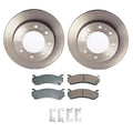 Front Brake Kit Set of 4 ProACT Pads Disc Rotors for Cadillac Chevy GMC Hummer