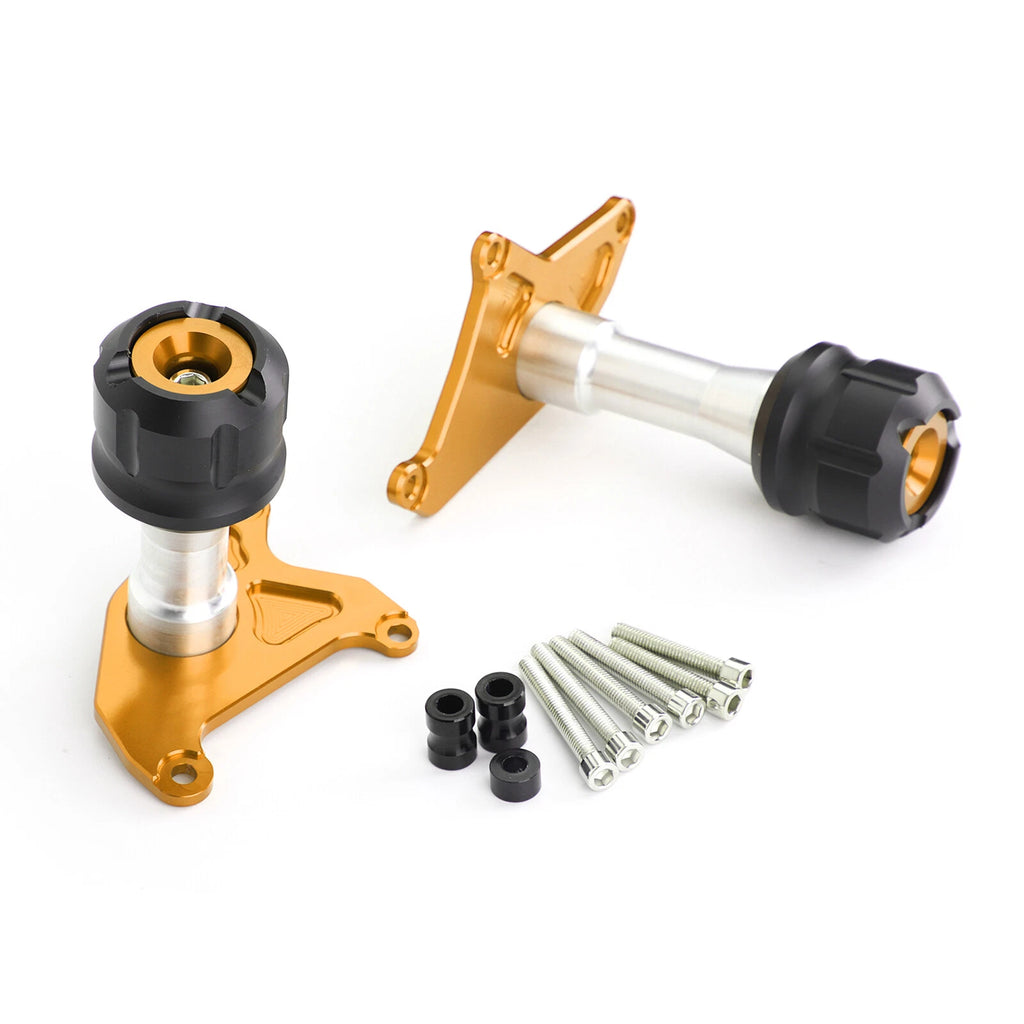 CNC Gold Frame Slider Anti Crash Pads for Honda MSX125 SF Grom 125 (2013–2020)